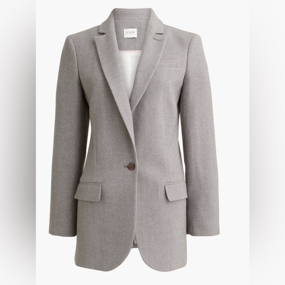 NWT J. Crew Women's Light Gray Blazer
